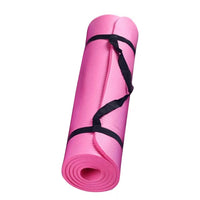 Non-Slip yoga mat 10mm thick NBR Gym home mat exercise mat sport mat-183 * 61cm-PINK